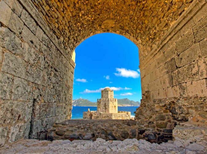 017_Venetianische Festung in Methoni- Griechenland_Lernidee Reisen_Schoene Aussichten Touristik_  Peloponnes - Heinz stock.adobe.com